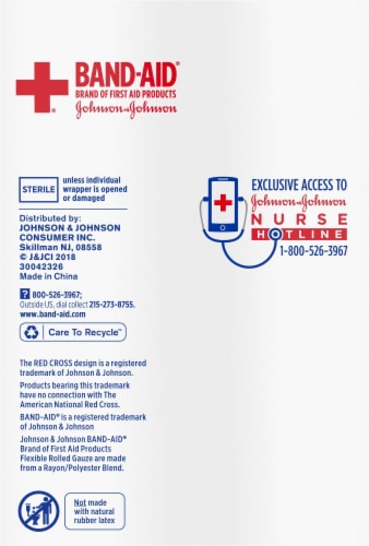 Band-Aid® Flexible Medium Rolled Gauze Perspective: right