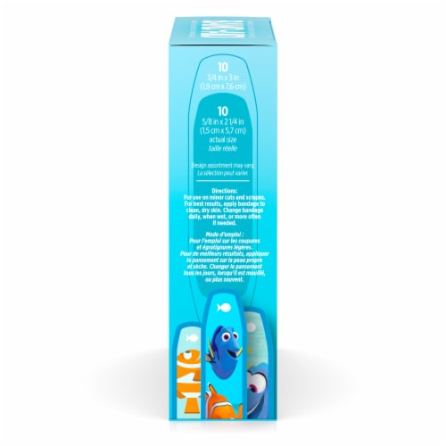 Band-Aid® Finding Dory Assorted Adhesive Bandages Perspective: right