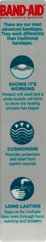 Band-Aid Hydro Seal Fingers One Size Hydrocolloid Gel Bandages 10 Count Perspective: right