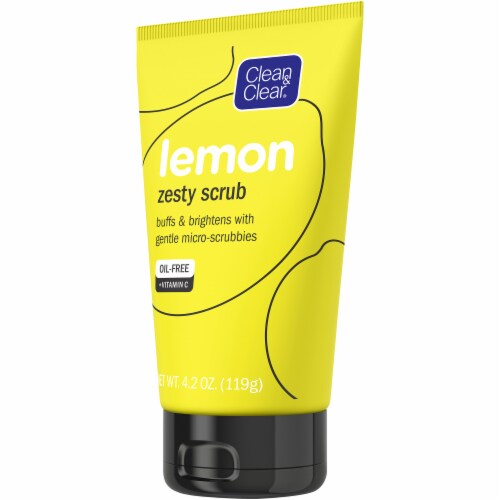 Clean & Clear Lemon Zesty Facial Scrub Perspective: right