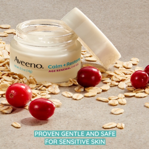 Aveeno Calm + Restore Age Renewal Eye Gel, Anti-Aging & Fragrance-Free Perspective: right
