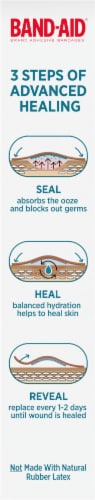 Band-Aid® Brand Large Pro Heal™ Bandages + Hydrocolloid Pads Perspective: right