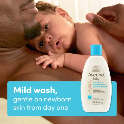 Aveeno Baby Healthy Start Nourishing Newborn Baby Body Wash Perspective: right