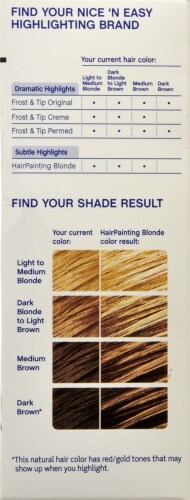 Clairol Nice 'n Easy Hair Painting Blonde Highlights Hair Color Perspective: right