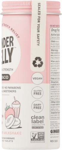 Wonderbelly™ Strawberry Milkshake Antacids Perspective: right