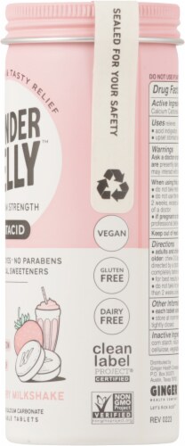 Wonderbelly™ Strawberry Milkshake Antacids Perspective: right