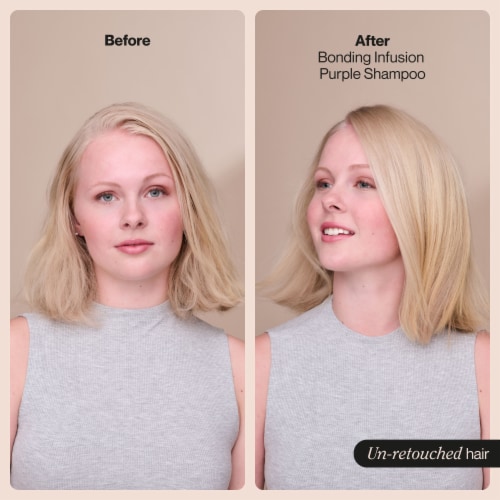 Suave® Bonding Infusion Toning Purple Shampoo Perspective: right