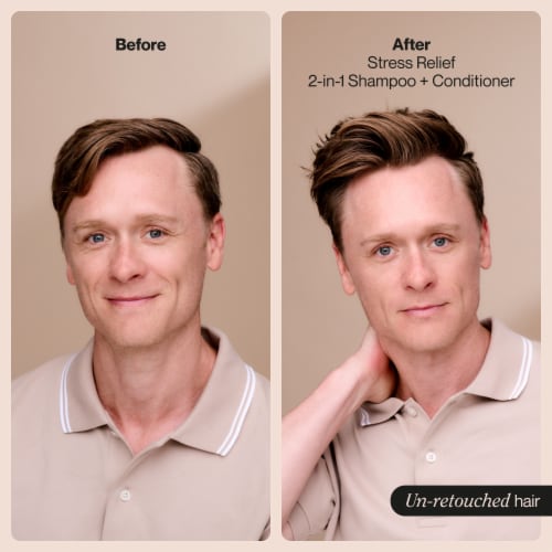 Suave® Men Stress Relief 2-in-1 Relaxing Shampoo & Conditioner Perspective: right