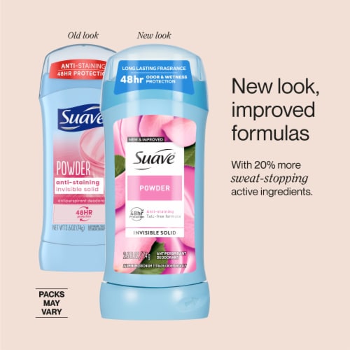 Suave® Invisible Solid Powder Deodorant Perspective: right