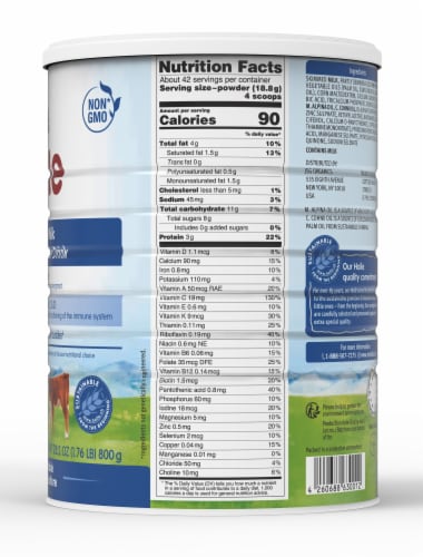 Holle Non-GMO, European Cow Milk Toddler Drink with DHA for Healthy Brain Development 1 Year Perspective: right