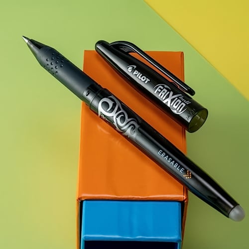 Pilot FriXion Ball Erasable Gel Ink Pen, (Pack of 8) Perspective: right