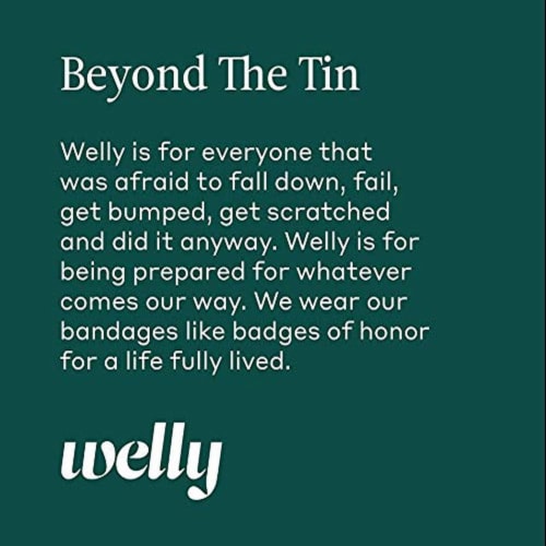 Welly Bandages | Adhesive Flexible Fabric Bravery Badges (Pack of 12) Perspective: right