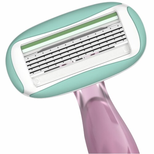 BIC Soleil Sensitive Advanced 5-Blade Women's Disposable Razor (Pack of 32) Perspective: right