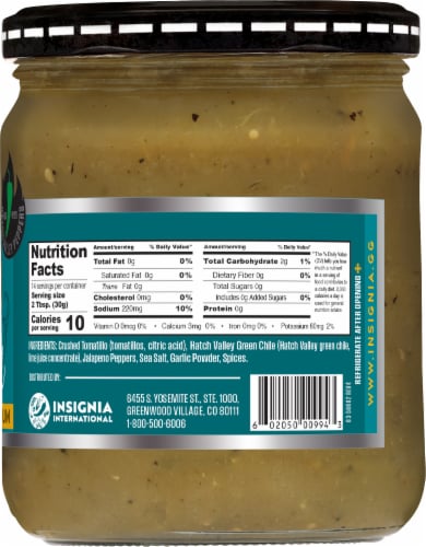 505 Southwestern Roadhouse Tomatillo and Medium Roasted Green Chile Salsa Perspective: right