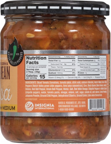 505 Southwestern Black Bean & Corn Medium Salsa Perspective: right