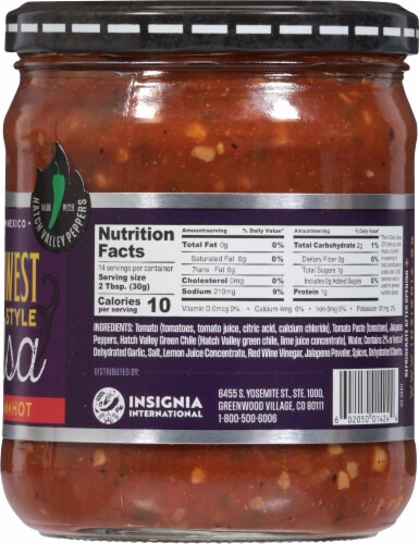 505 Southwest Hot Southwest Style Salsa Perspective: right