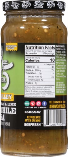 505 Southwestern® Medium Tomatillo Garlic & Lime Salsa Perspective: right