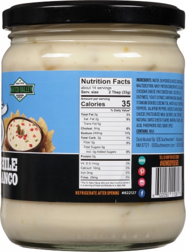 505 Southwestern® Green Chile Blanco Queso Perspective: right