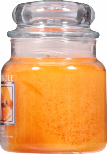 Village Candle Orange Cinnamon Jar Candle Perspective: right