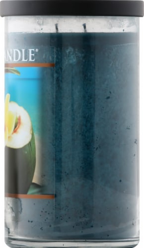 Village Candle Tropical Getaway Candle - Teal Perspective: right