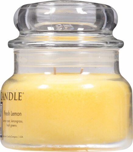 Village Candle® Fresh Lemon Jar Candle Perspective: right
