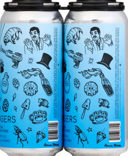 Hidden Springs Ale Works Bear Laser IPA Beer Perspective: right