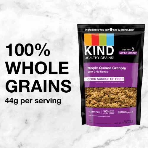KIND Healthy Grains Maple Quinoa Clusters With Chia Seeds Perspective: right