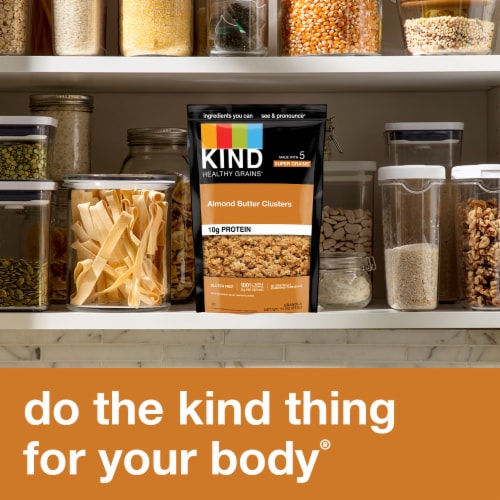 KIND Healthy Grains® Almond Butter Whole Grain Granola Clusters Perspective: right