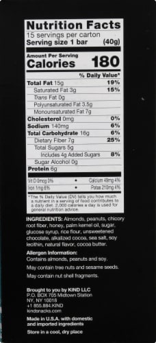 KIND Dark Chocolate Energy Bars Perspective: right