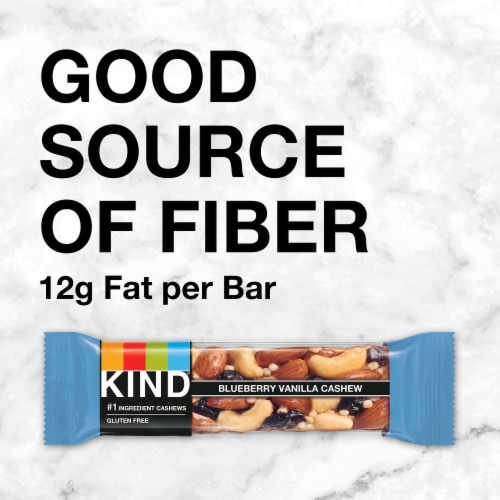 KIND Blueberry Vanilla Cashew Protein Fruit and Nut Bars Perspective: right
