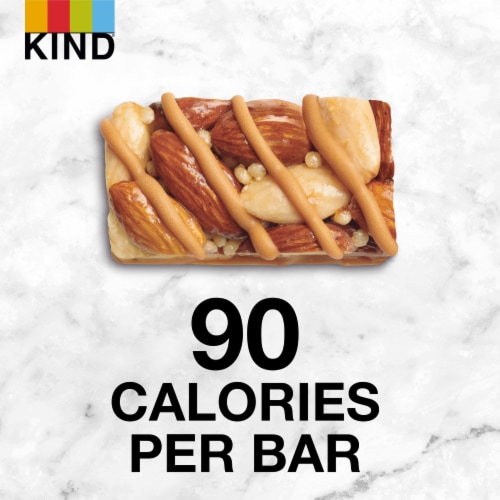 KIND Minis Gluten Free Caramel Almond & Sea Salt Healthy Snack Bars Perspective: right