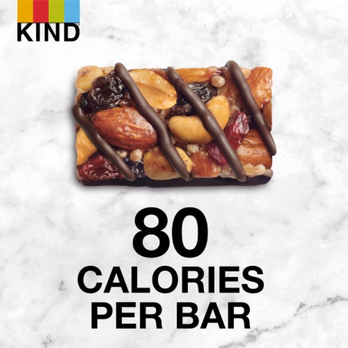 KIND Minis Gluten Free Dark Chocolate Cherry Cashew Healthy Snack Bars Perspective: right