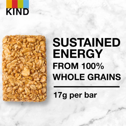 KIND Energy Peanut Butter Chunk Snack Bars Perspective: right