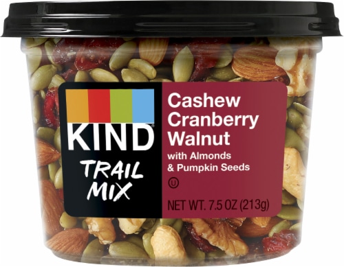 KIND Cashew Cranberry Walnut with Almonds & Pumpkin Seeds Trail Mix Perspective: right