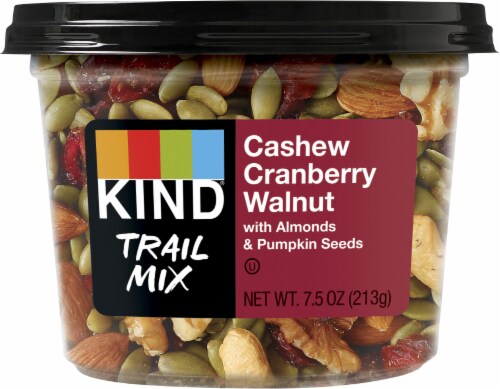 KIND Cashew Cranberry Walnut with Almonds & Pumpkin Seeds Trail Mix Perspective: right