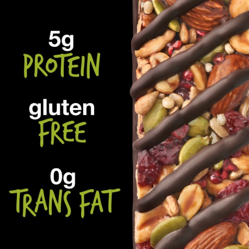 KIND Dark Chocolate Raspberry Pumpkin Seed Bars Perspective: right