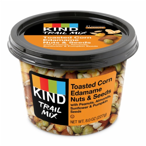 KIND® Trail Mix Toasted Corn Edamame Nuts & Seeds Perspective: right