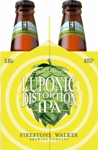 Firestone Walker Luponic Distortion IPA Beer Perspective: right