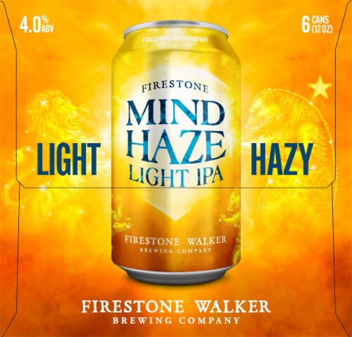 Firestone Walker Flyjack Hazy IPA Beer Perspective: right