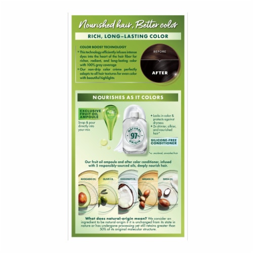 Garnier Nutrisse Nourishing Permanent Hair Color 20 Soft Black Perspective: right