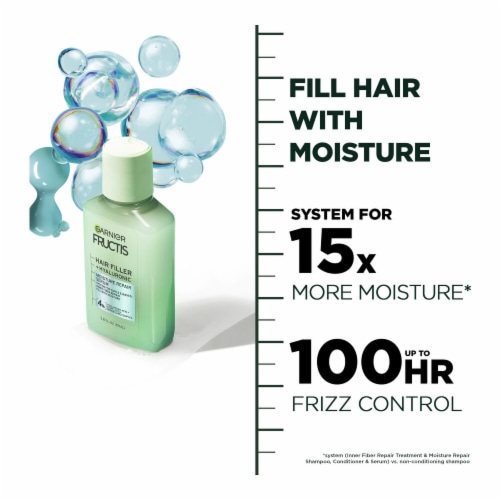 Garnier Fructis Hair Filler Moisture Repair Hair Serum for Curly & Wavy Hair Perspective: right
