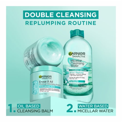 Garnier SkinActive Erase It All Makeup Cleansing Balm with Hyaluronic Acid Perspective: right