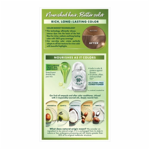 Garnier Nutrisse Nourishing Permanent Hair Color 80 Medium Extra Ash Blonde Perspective: right