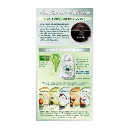 Garnier Nutrisse Nourishing 10 Black Licorice Hair Color Creme Perspective: right