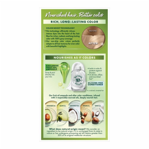 Garnier Nutrisse Nourishing 111 Extra-Light Ash Blonde White Chocolate Hair Color Creme Perspective: right