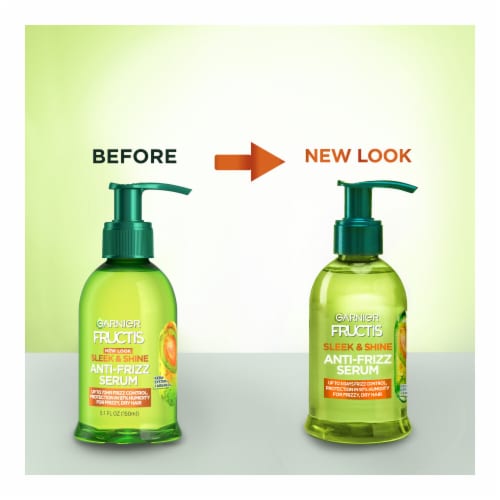 Garnier Fructis Sleek and Shine Anti Frizz Hair Serum with Argan Oil for Frizzy, Dry Hair Perspective: right