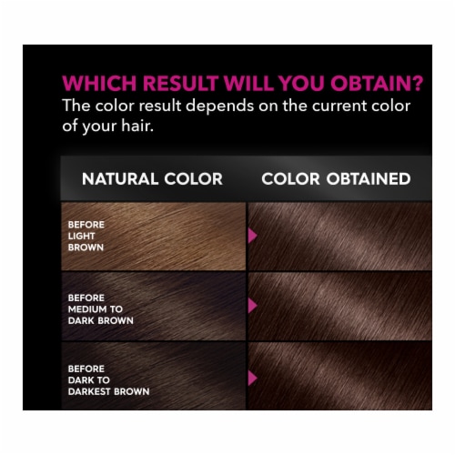 Garnier Olia Oil Powered Permanent Hair Color 4.15 Dark Soft Mahogany Perspective: right