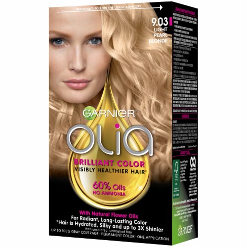 grafisk Aflede Skæbne Garnier Olia Oil Powered Permanent 9.03 Light Pearl Blonde Hair Color, 1 ct  - Foods Co.