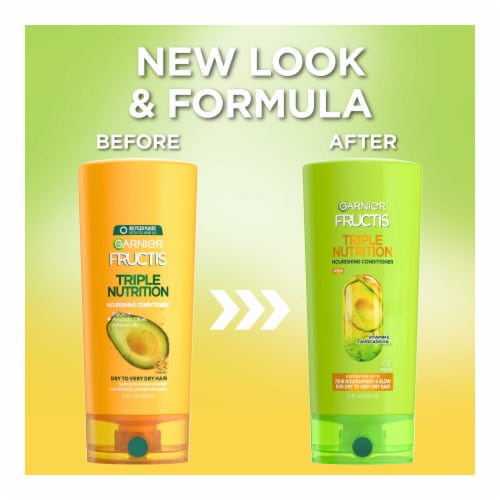 Garnier Fructis Triple Nutrition Nourishing Conditioner for Dry to Very Dry Hair Perspective: right