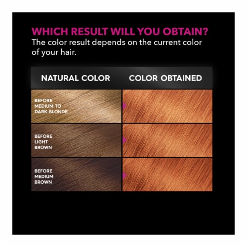 Garnier Olia Oil Powered Permanent Hair Color 7.45 Intense Fire Ruby Perspective: right